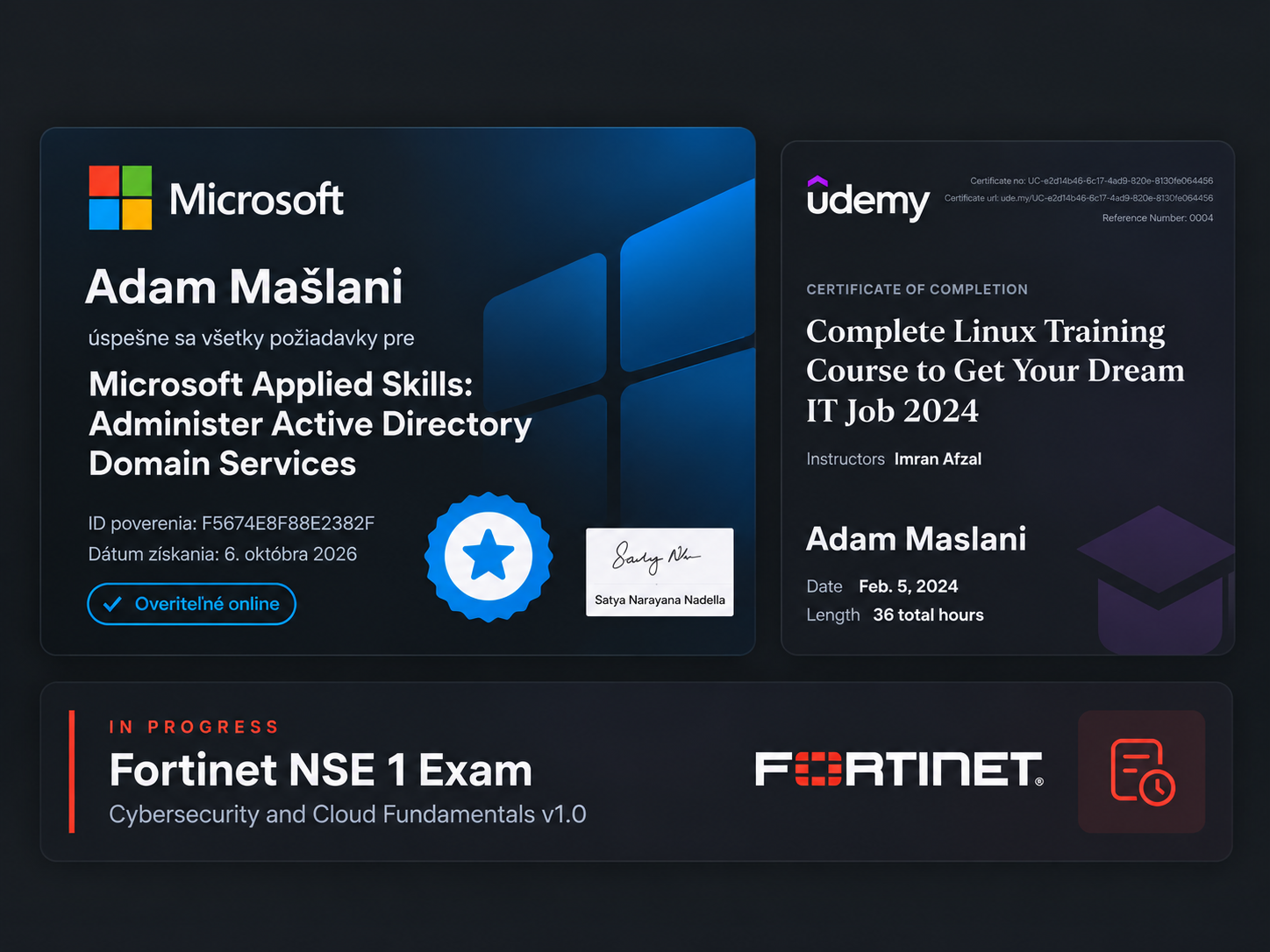Certifikácie